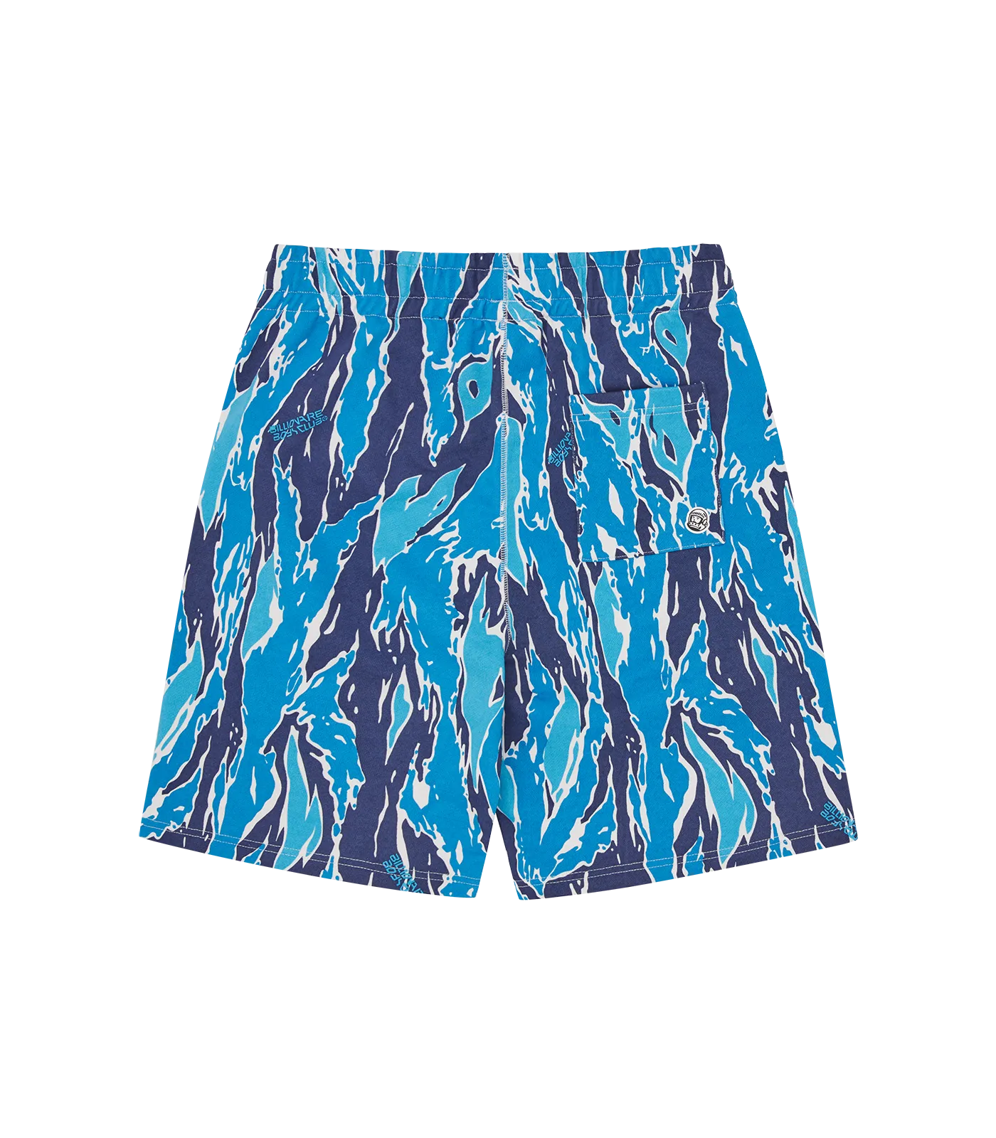 ARCH LOGO CAMO SWEATSHORTS - BLUE