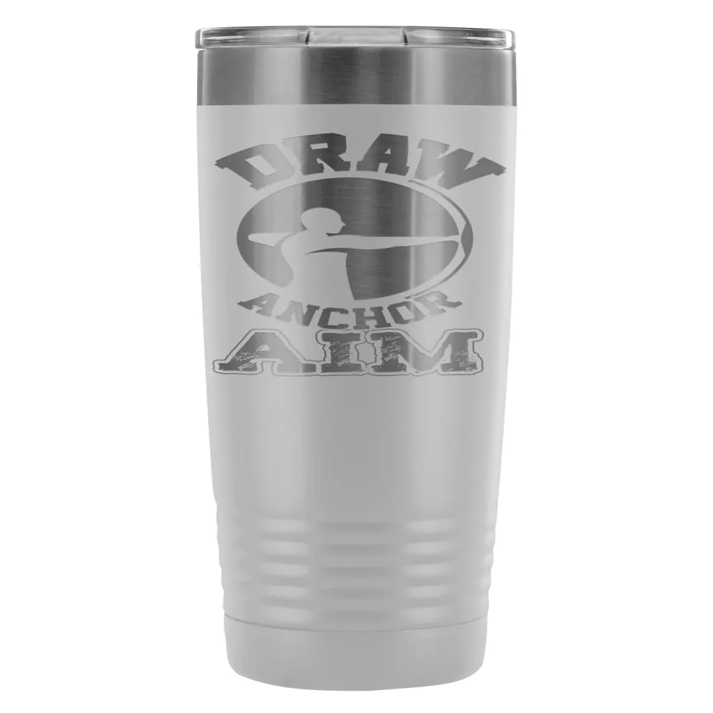 Archery Travel Mug Draw Anchor Aim 20oz Stainless Steel Tumbler