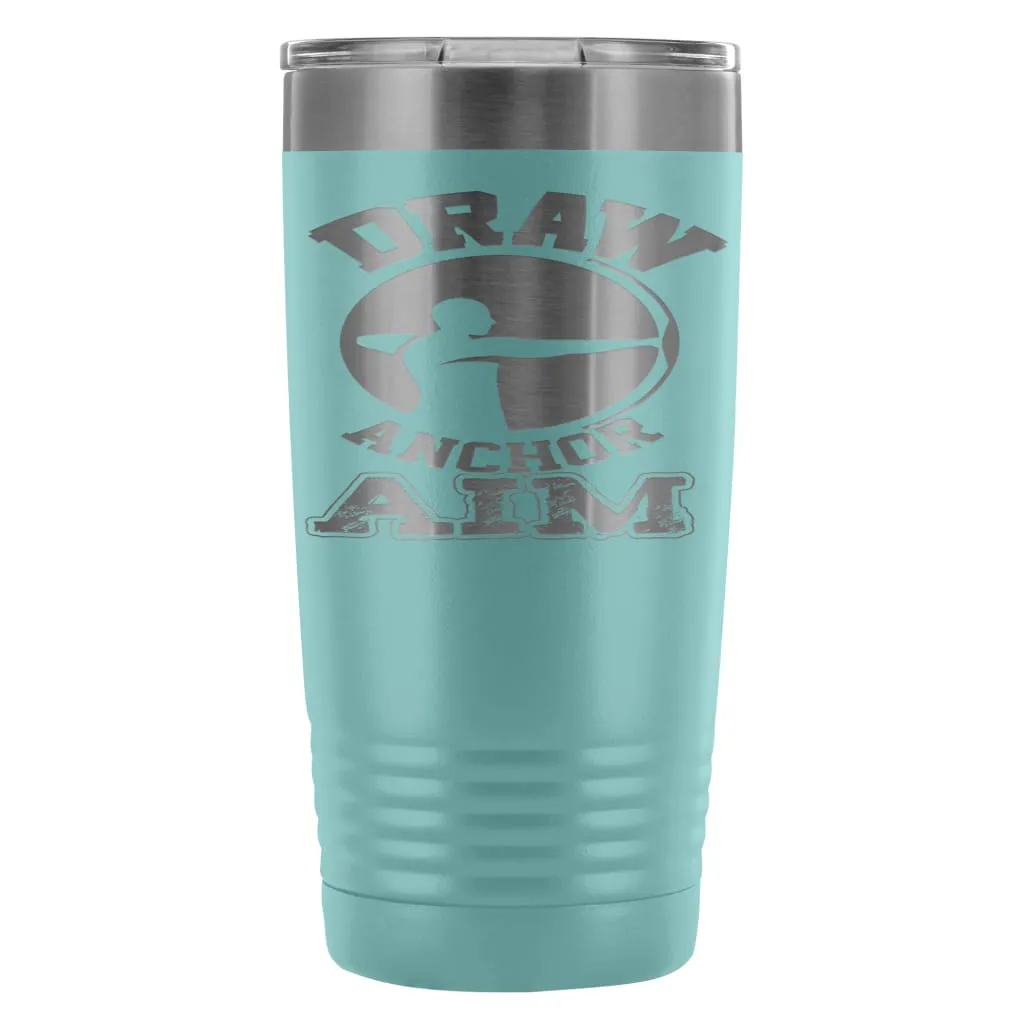 Archery Travel Mug Draw Anchor Aim 20oz Stainless Steel Tumbler