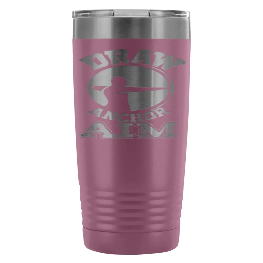 Archery Travel Mug Draw Anchor Aim 20oz Stainless Steel Tumbler