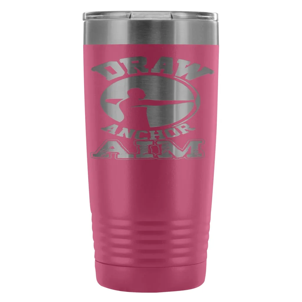 Archery Travel Mug Draw Anchor Aim 20oz Stainless Steel Tumbler