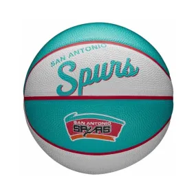 Balón Wilson San Antonio Spurs NBA Team Retro Basketball Sz3