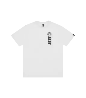 BB ASTRO REPEAT LOGO T-SHIRT - WHITE