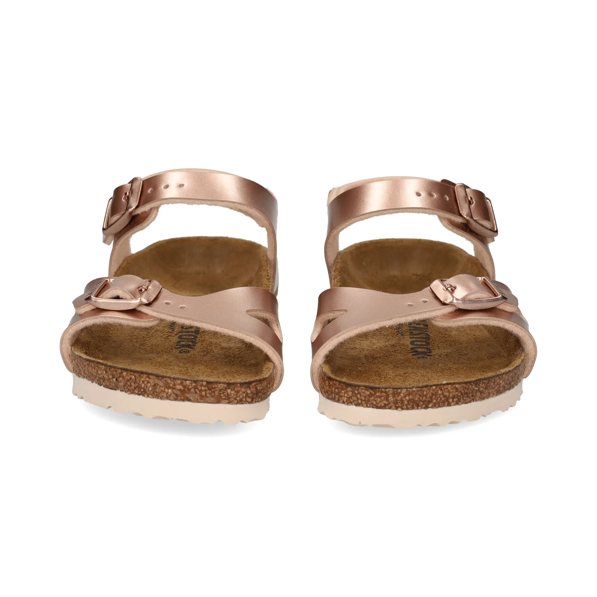 BIRKENSTOCK Sandalias, chanclas y albarcas de niña COBRE