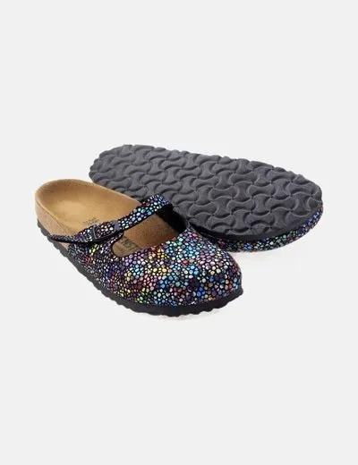 Birkenstock Zueco estampado multicolor