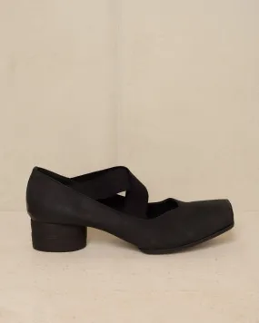 Black High Heel Ballet Shoes