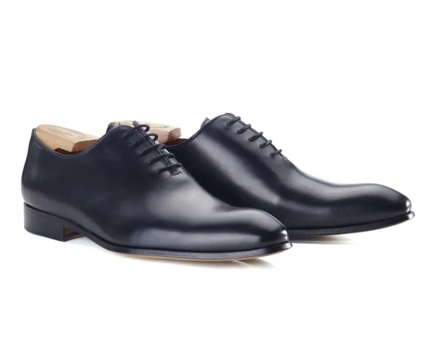 Black Men's Oxford shoes - Leather outsole - OLDBURY