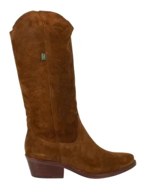 Botas Dakota Boots Cowboy Piel Marrón para Mujer