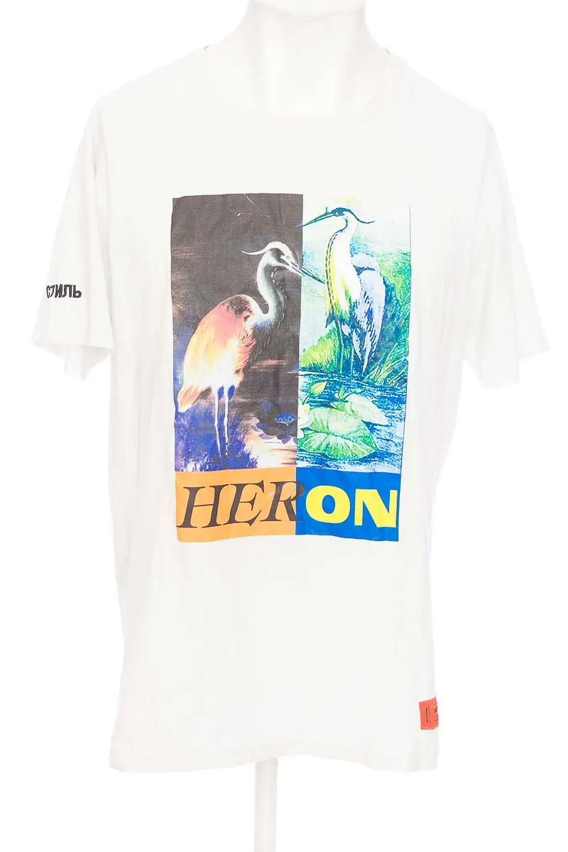 Camiseta color Blanco - Heron Preston