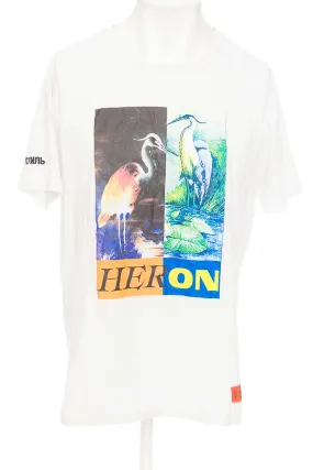 Camiseta color Blanco - Heron Preston