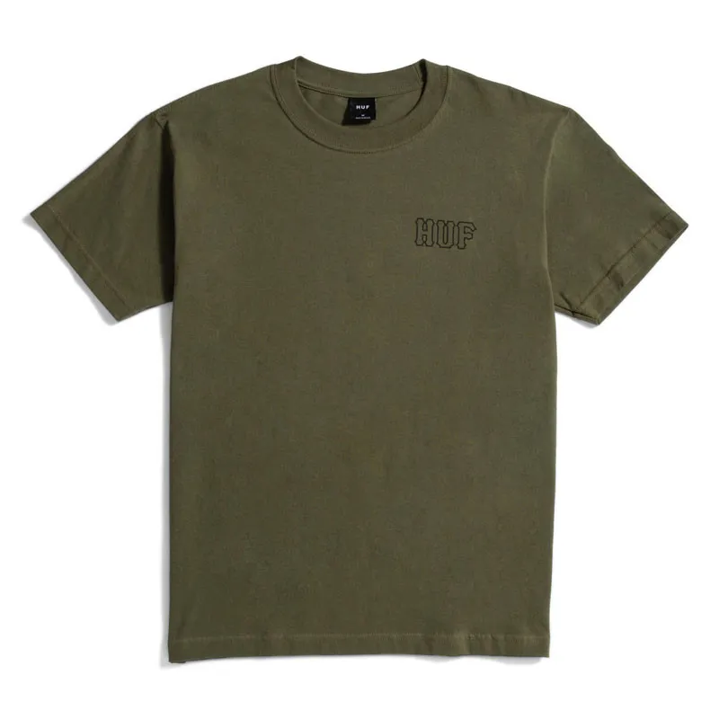 Camiseta HUF: Huf Set H SS Tee (Olive)