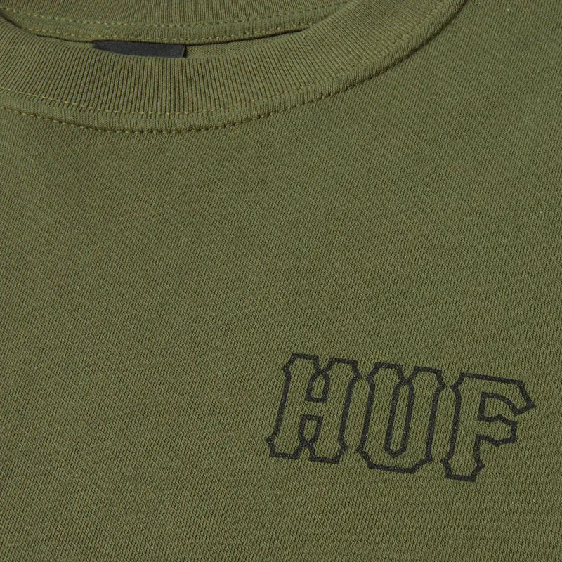 Camiseta HUF: Huf Set H SS Tee (Olive)