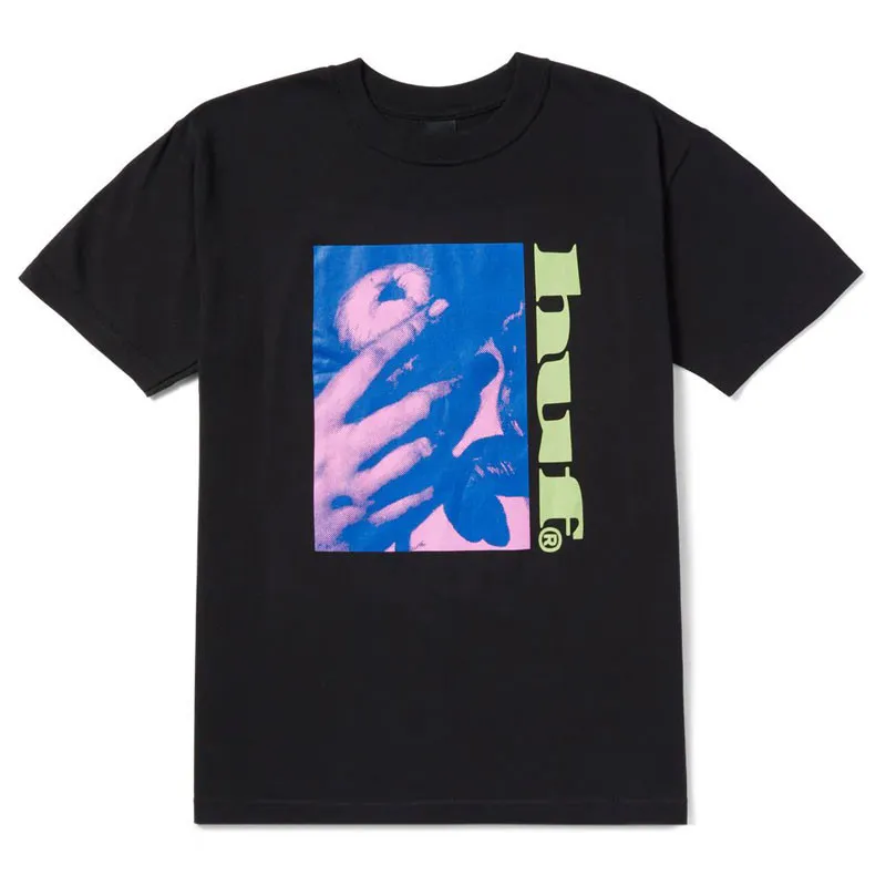 Camiseta HUF: Street Knowledge SS Tee (Black)