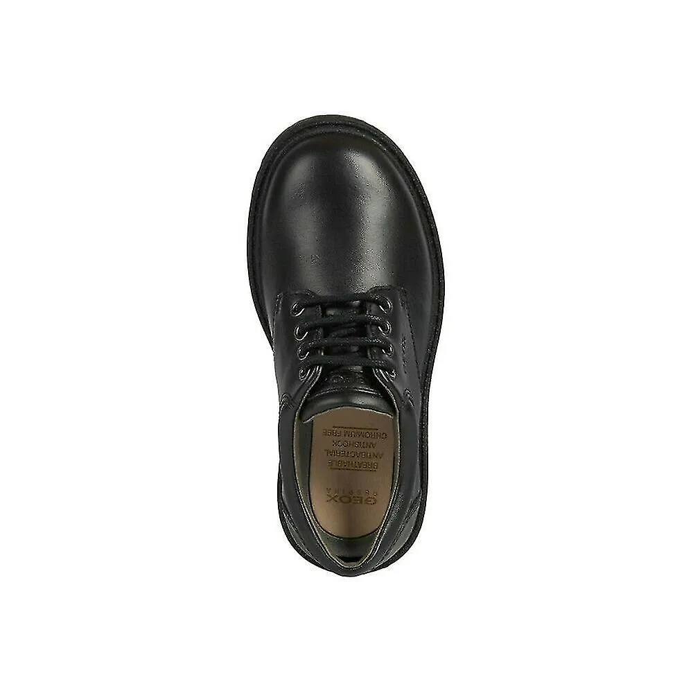 Geox Boys Shaylax Leather School Shoes