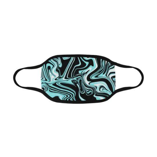 Glacier Melt Rave Spill Mouth Mask *Ready To Ship*