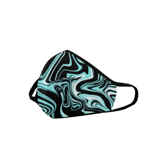 Glacier Melt Rave Spill Mouth Mask *Ready To Ship*