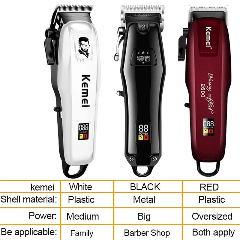 Hair Cutting machines Wireless Trimmer Men Professional rechargeable