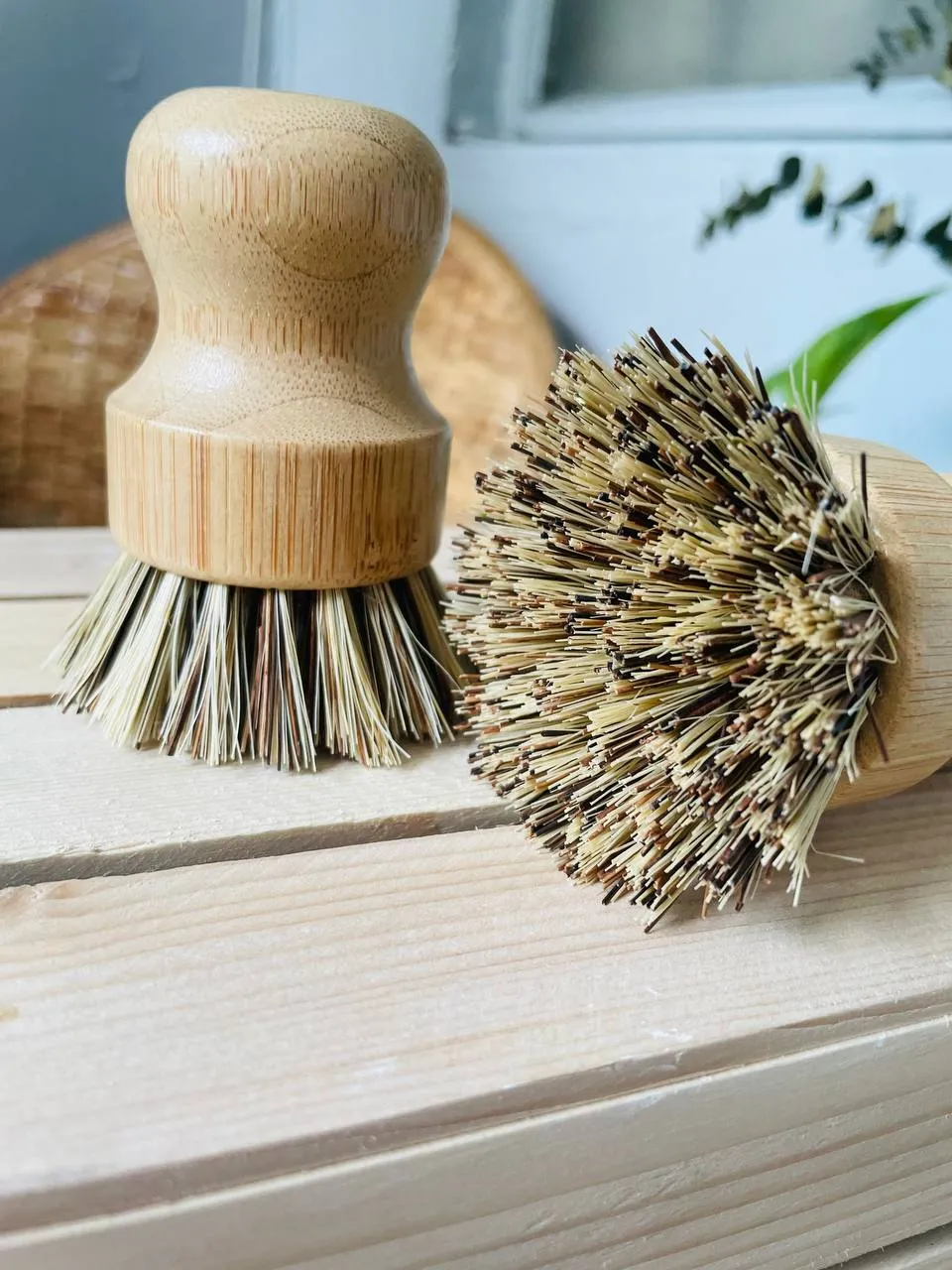 Happy Shift Sisal Kabuki Cleaning Brush