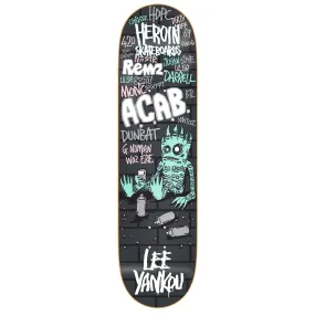 Heroin Skateboards Lee Yankou IMP Skateboard Deck 8.25