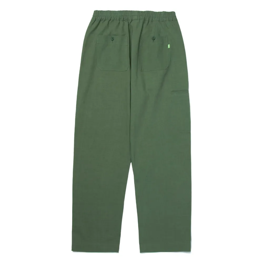 HUF Forest Green Skate Pants for Leisure Activities: Discover Them Now