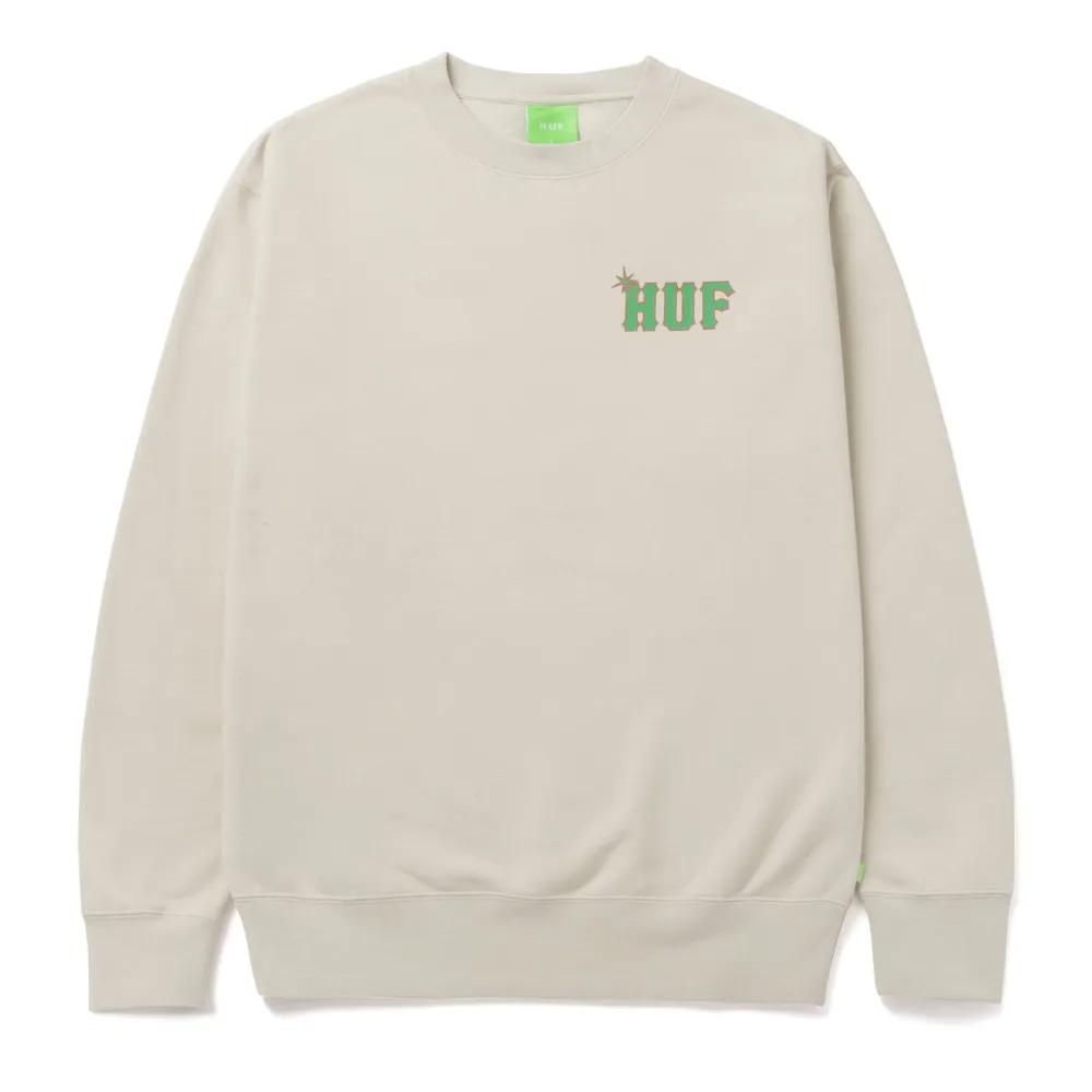 HUF Sand Sideline Crewneck