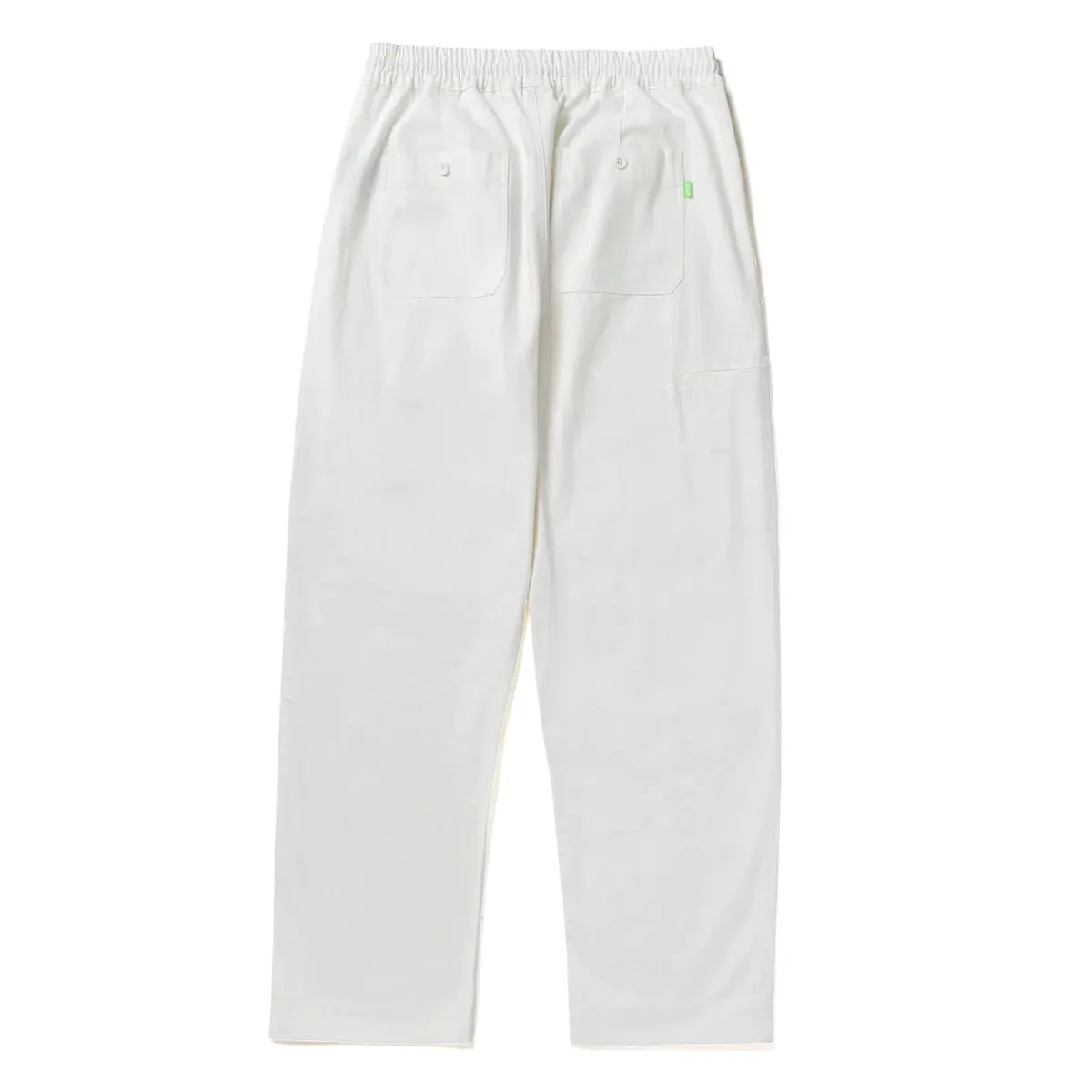 HUF White Skate Pants for Leisure