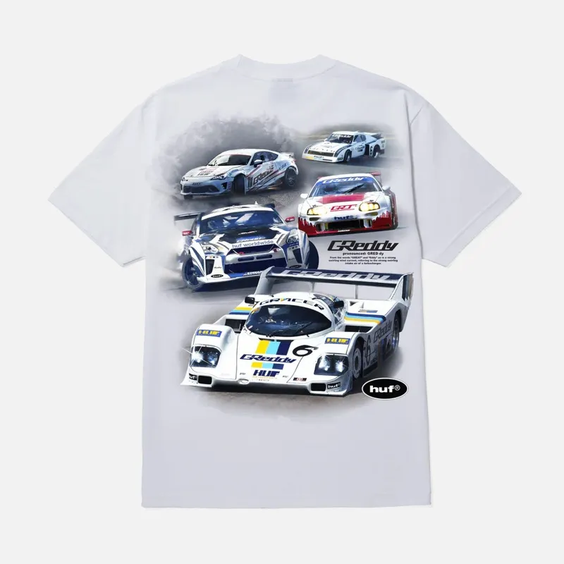 HUF X Greddy S/s Tee TS02271-WHT