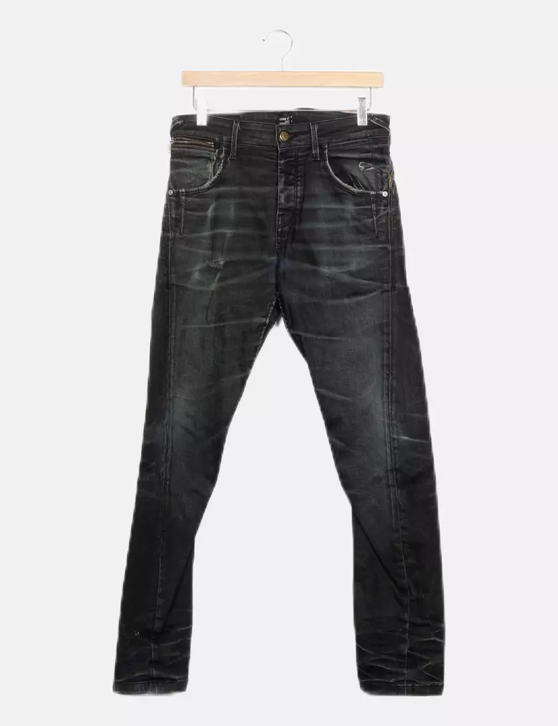 Jack & Jones Pantalón negro denim