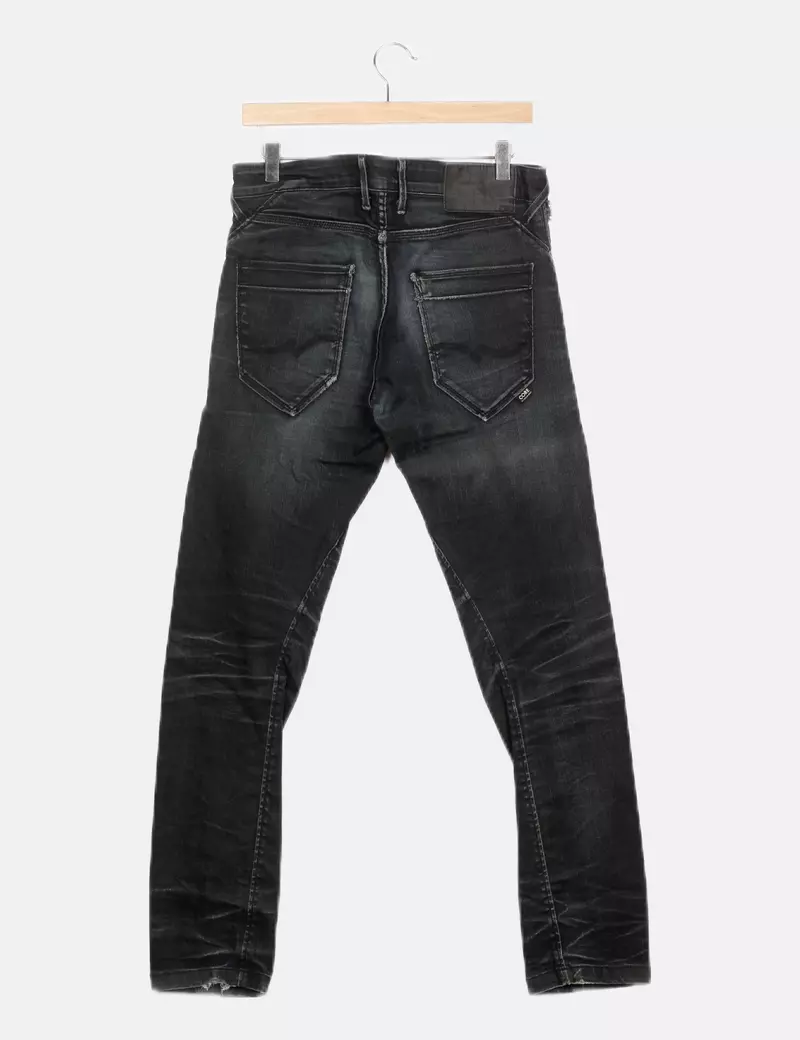 Jack & Jones Pantalón negro denim