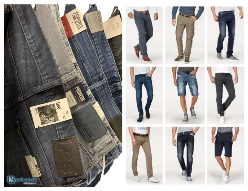 Jeans de hombre- Mezcla marcas: Replay, Tommy Hilfiger, Lee, Tom Tailor Clothes