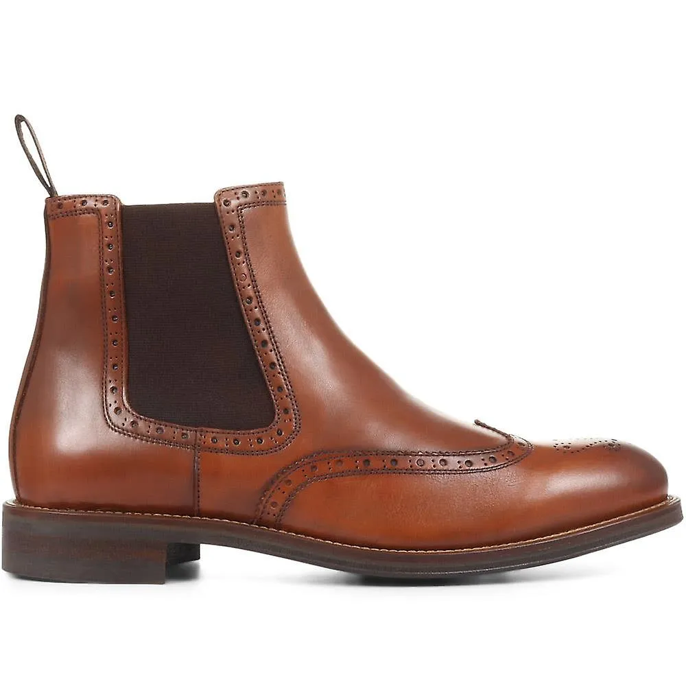 Jones Bootmaker Mens Chigwell Leather Chelsea Boots