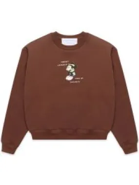 Jungles Jungles California Mickey Crewneck - Brown