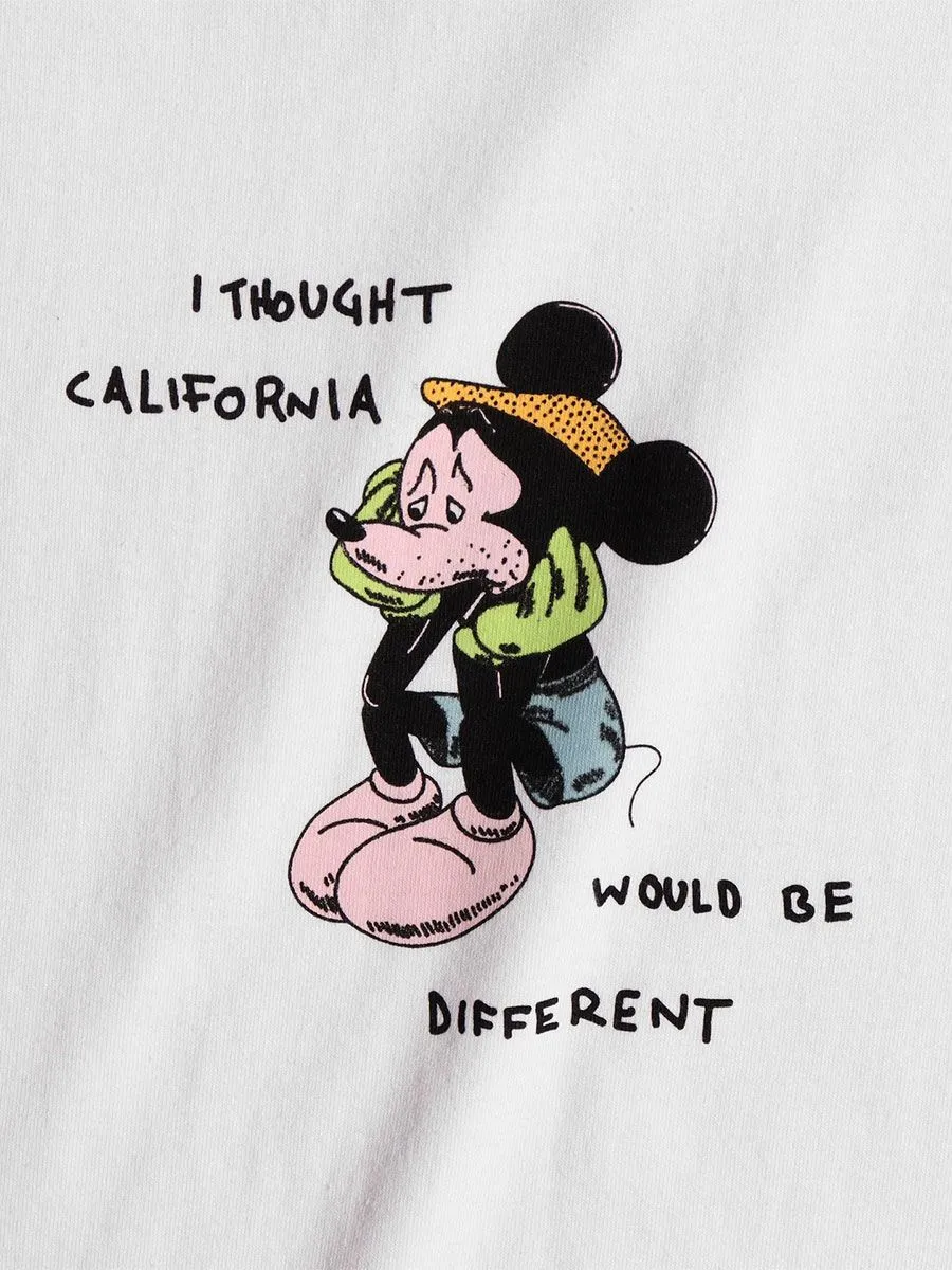 Jungles Jungles California Mickey T-Shirt - White