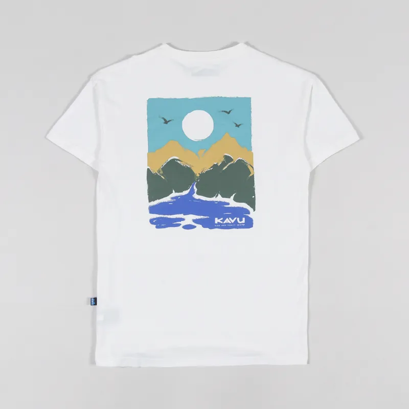 Kavu Brush Stroke T Shirt Natural