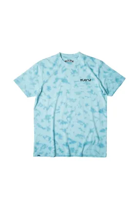 Kavu Klear Above The Etch Art T-shirt In At Sea Tie Die