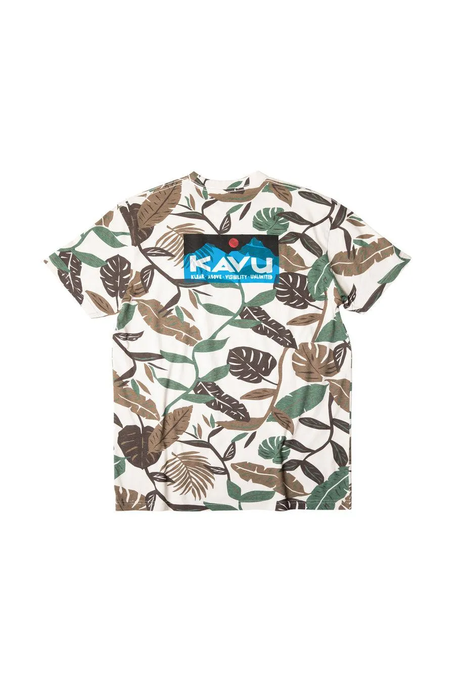 Kavu Klear Above The Etch Art T-shirt In Palm Playa