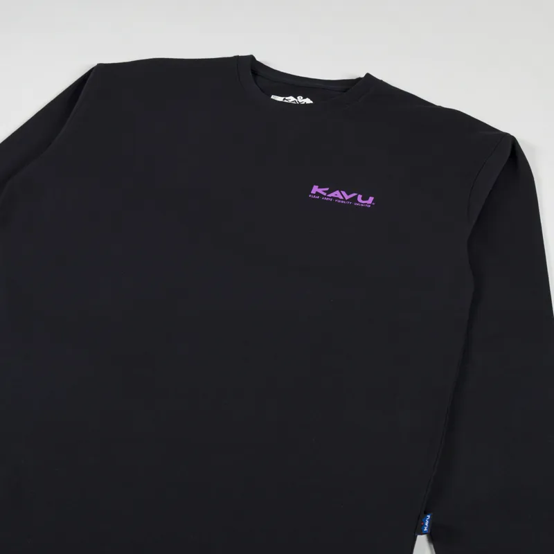 Kavu Unlimited Long Sleeve T Shirt Black