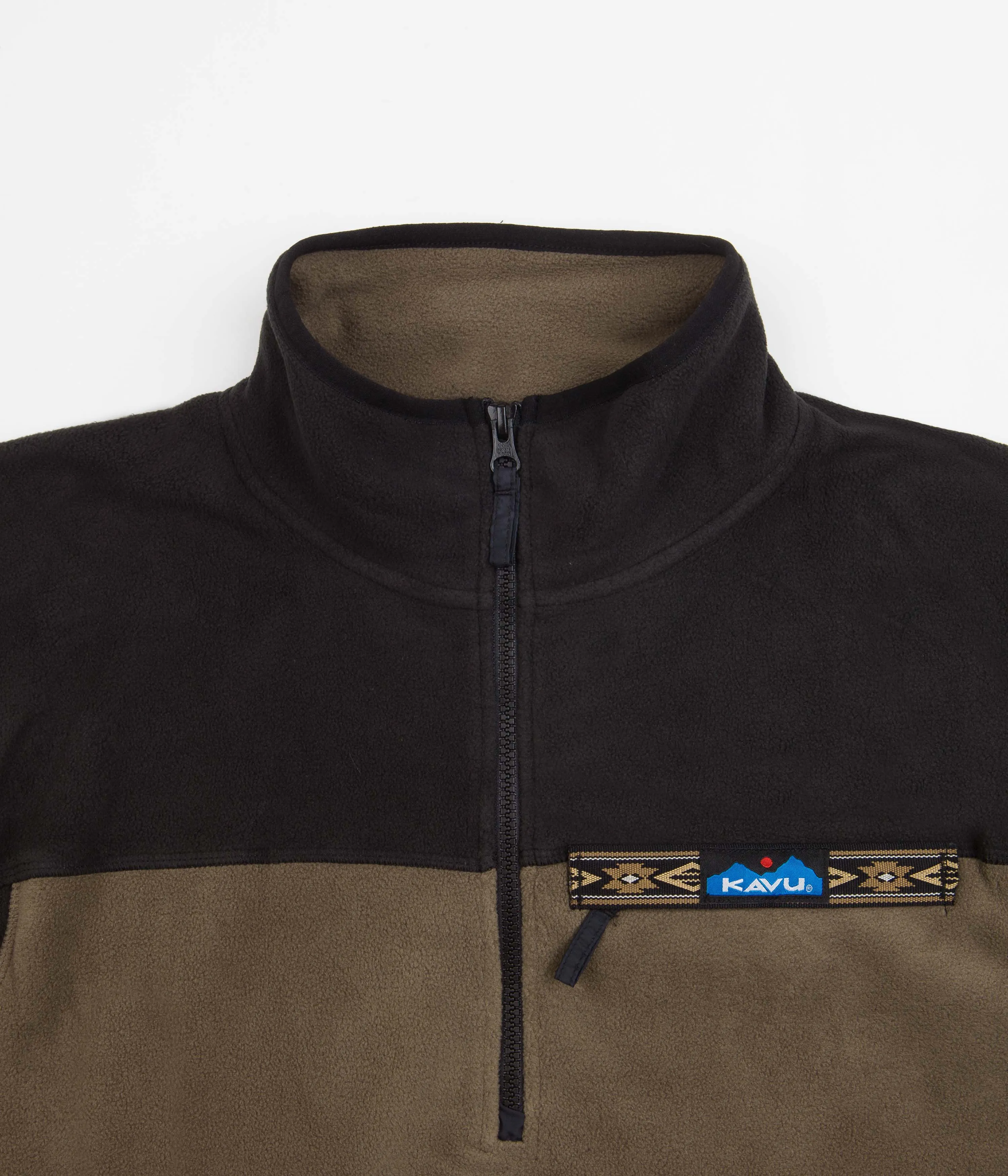 Kavu Winter Throwshirt Fleece - Black Walnut