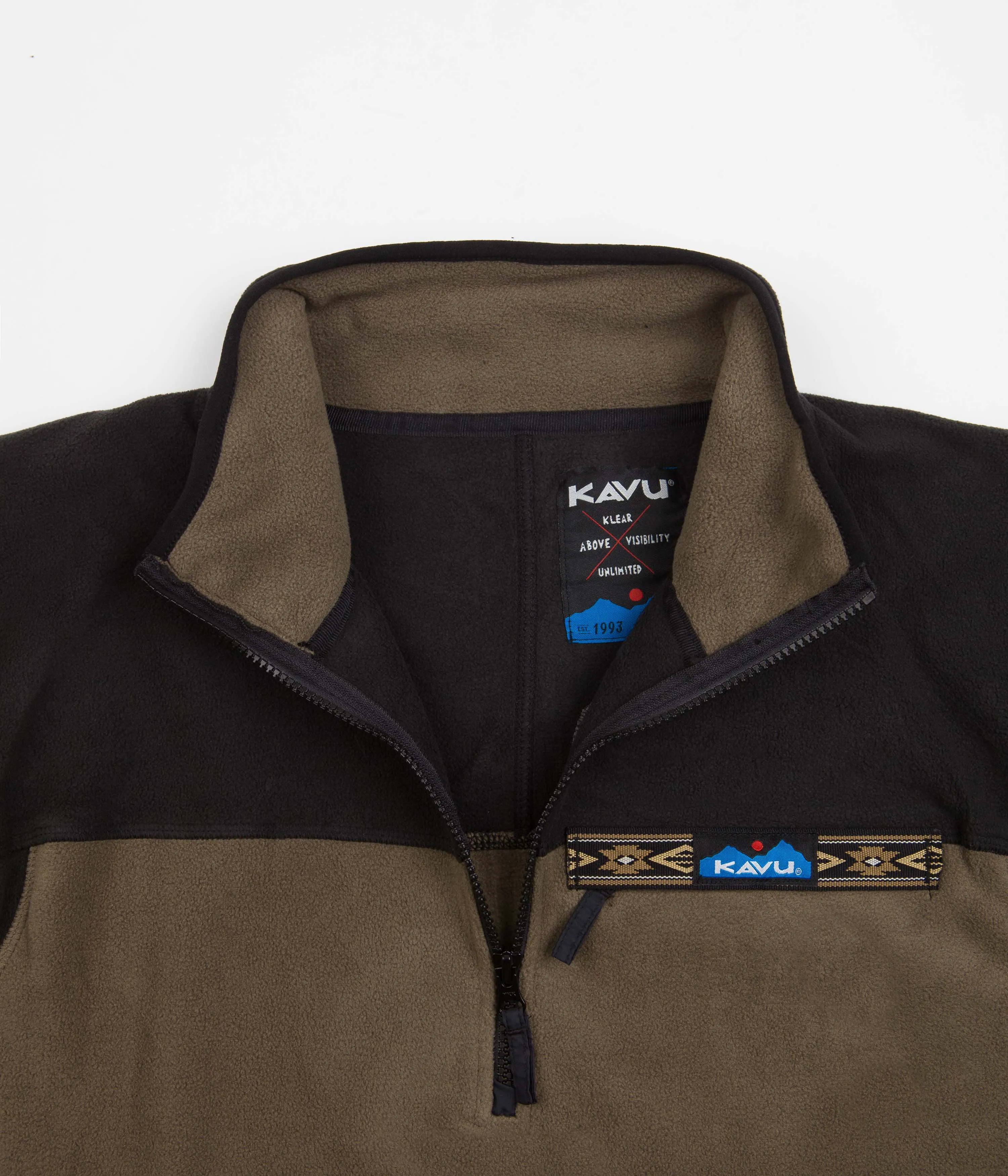 Kavu Winter Throwshirt Fleece - Black Walnut