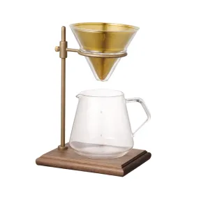 Kinto Brass Brewer Stand Set