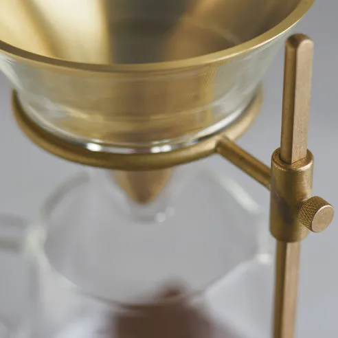 Kinto Brass Brewer Stand Set