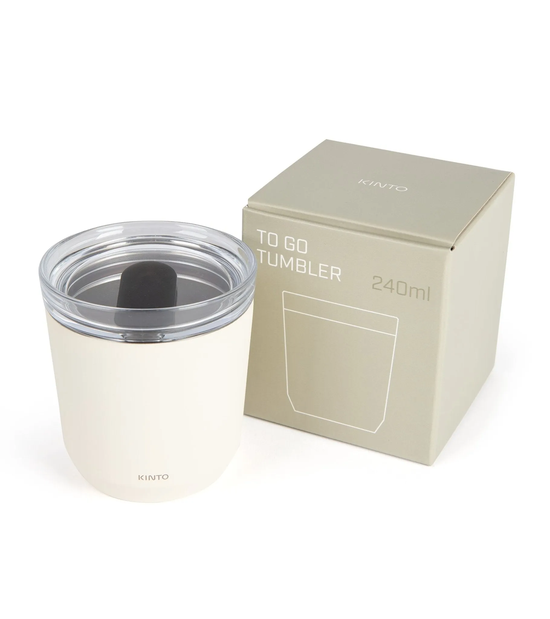 Kinto To Go 240ml Tumbler: White