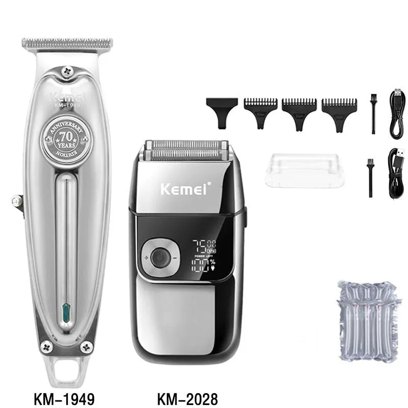 Kit Electric Cordless Hair Trimmer Hair Cut Machine