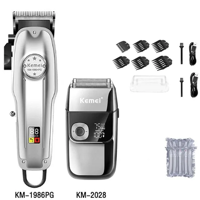 Kit Electric Cordless Hair Trimmer Hair Cut Machine