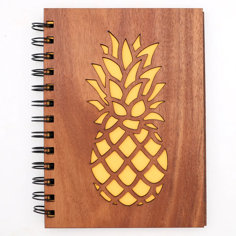 Koa Wood Pineapple Notebook