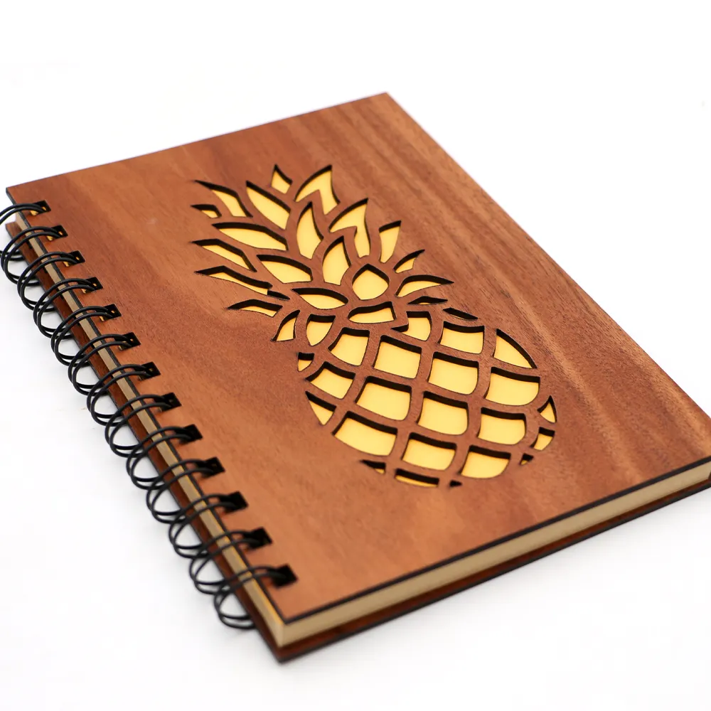 Koa Wood Pineapple Notebook