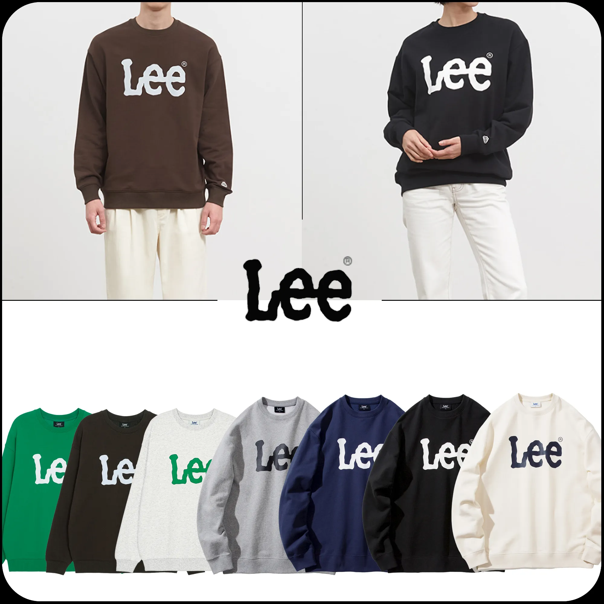 LEE  | LEE ] ★BIG TWITCHLOOSE-FIT SWEATSHIRTS