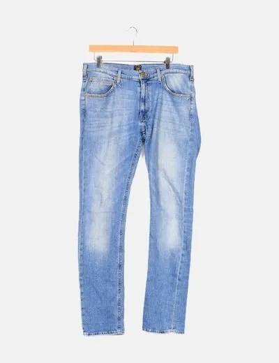 Lee Jeans denim azul deslavado