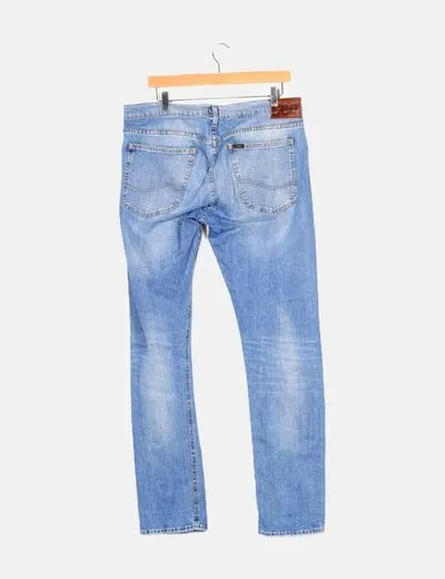 Lee Jeans denim azul deslavado