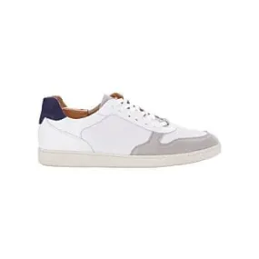 Light Grey Suede and White Leather Trainers - BORONIA